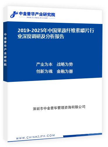 2019-2025年中國(guó)果蔬纖維素嚼片行業(yè)深度調(diào)研及分析報(bào)告