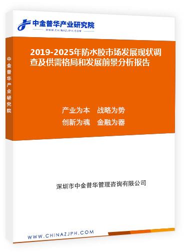 2019-2025年防水膠市場發(fā)展現(xiàn)狀調(diào)查及供需格局和發(fā)展前景分析報告