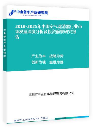 2019-2025年中國空氣濾清器行業(yè)市場發(fā)展深度分析及投資前景研究報告