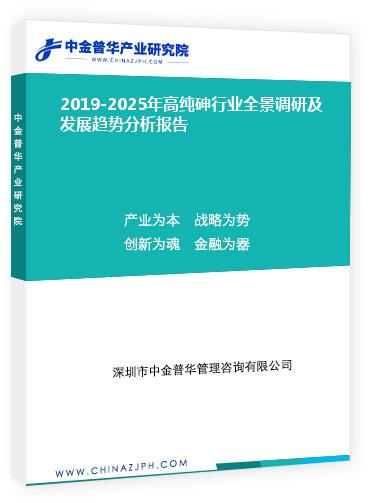 2019-2025年高純砷行業(yè)全景調(diào)研及發(fā)展趨勢(shì)分析報(bào)告