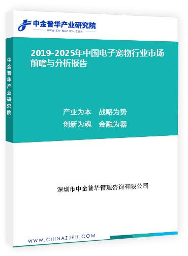 2019-2025年中國電子寵物行業(yè)市場前瞻與分析報告