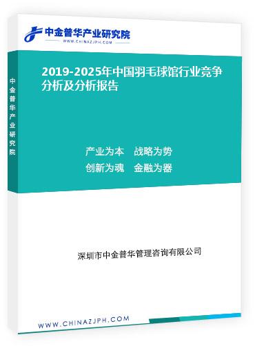 2019-2025年中國羽毛球館行業(yè)競爭分析及分析報告